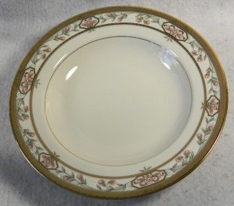 Set 3 Mikasa Fine Ivory China MERRICK Rim Soup Bowls  