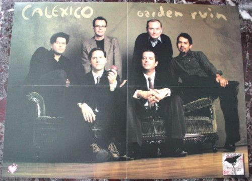 CALEXICO garden ruin promotional POSTER Collectible  