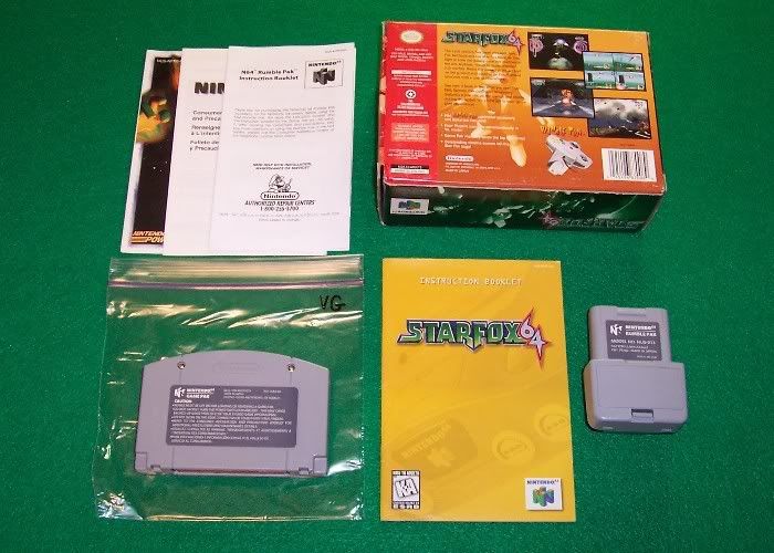 N64 Star Fox 64   COMPLETE WITH RUMBLE PAK   VERY GOOD  