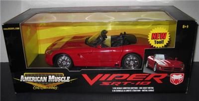 ERTL COLLECTIBLES DODGE VIPER SRT 10 118 scale  