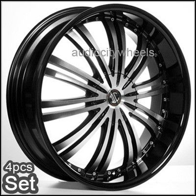 18CV1 BK Wheels Altima,Maxima,Montecalo Lexus Rims  