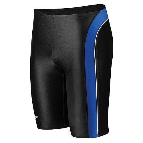 Speedo Boys Axcel Spliced Jammer with Piping Swimsuit (Youth)  