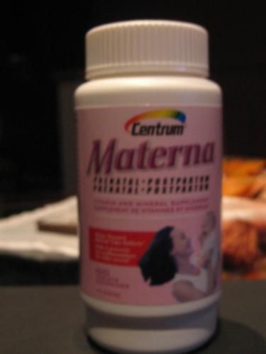 100ct MATERNA PRENATAL POSTPARTUM CENTRUM 100ct SEALED 12/12  