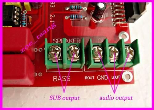 NEW TDA7294 2X80W+160W(Subwoofer) 2.1 channe l Board  