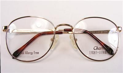 CHARMANT 7611 TITANIUM VTG P3 RETRO EYEGLASS FRAMES NOS  