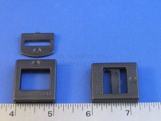 Fixlock SLB620 Slip Lock Buckle Black (6 Sets)  