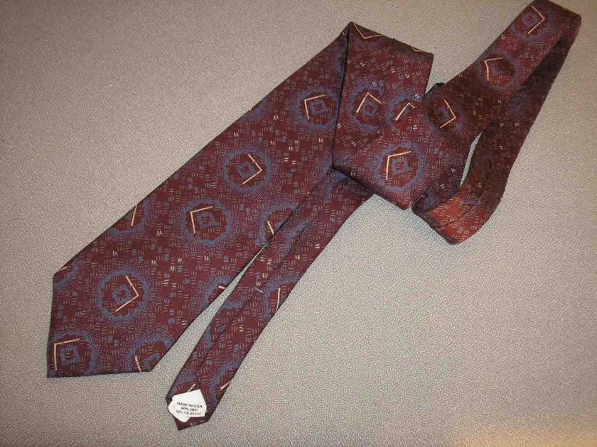   in usa description wonderful valentino silk tie wine with slate blue