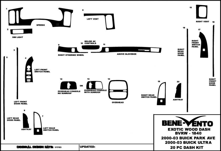 Auto Wood Dash Trim