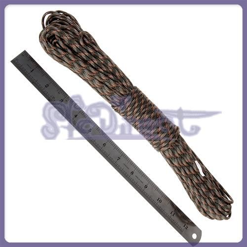 550 Cord/Paracord/Parachute Survival Cord Brown 100  