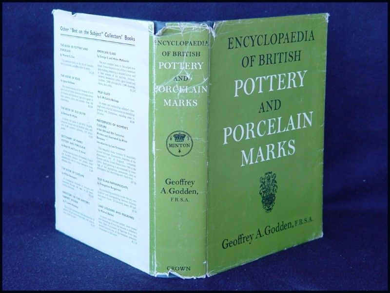 GODDEN English POTTERY PORCELAIN Reference MARKS BOOK  