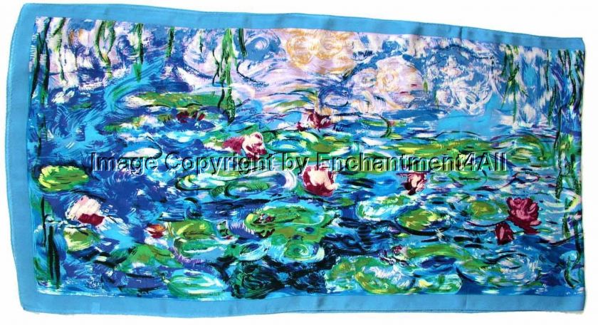  get vendio gallery now free art silk oblong scarf wrap w claude 