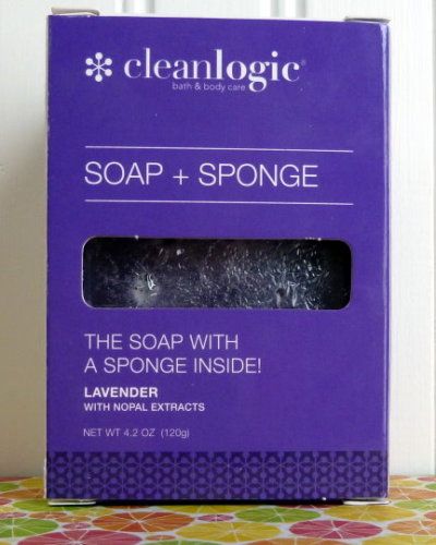 CLEAN LOGIC LAVENDER GLYCERIN SOAP in SPONGE cleanlogic  