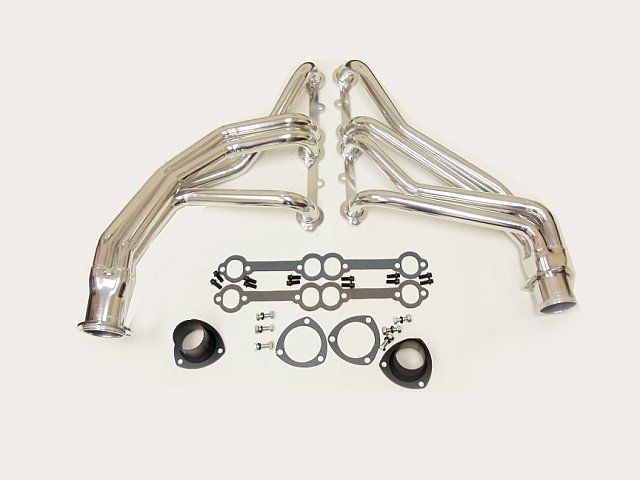 Ceramic Coated 1966  1987 SBC Chevy Truck Header Set  