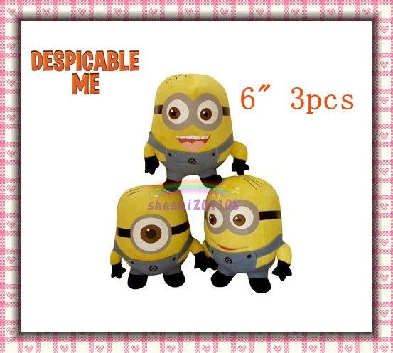 3d eyes Despicable me minion plush toys 9 Stewart Dave JORGE $31.99