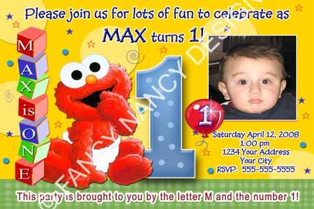 Personalized First 1st Birthday Party Invitation Cards  