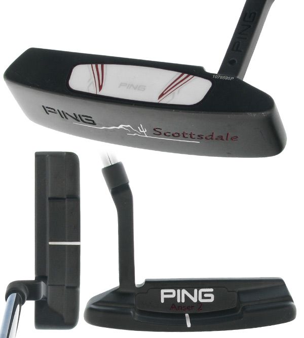 PING SCOTTSDALE ANSER 2 33 BLACK DOT HEEL SHAFTED PUTTER  