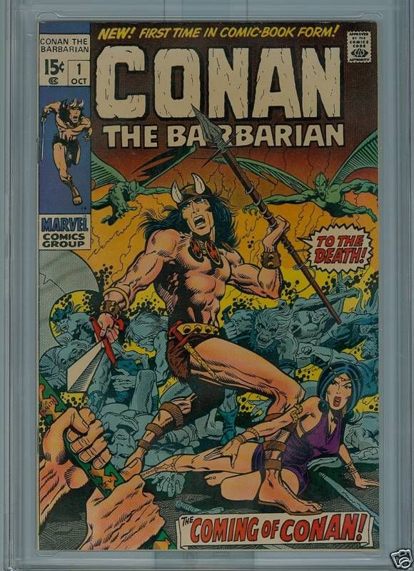 CONAN #1 (10/70) CGC NM  9.2 1ST APP CONAN BWS  