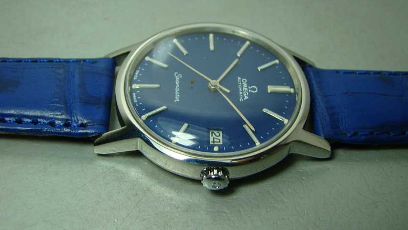 VINTAGE OMEGA SEAMASTER AUTOMATIC DATE SWISS MENS WRIST WATCH OLD USED 