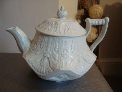 STYLISH WEDGWOOD DRABWARE TEAPOT c1820 8 MINT CONDITION, EXQUISITELY 