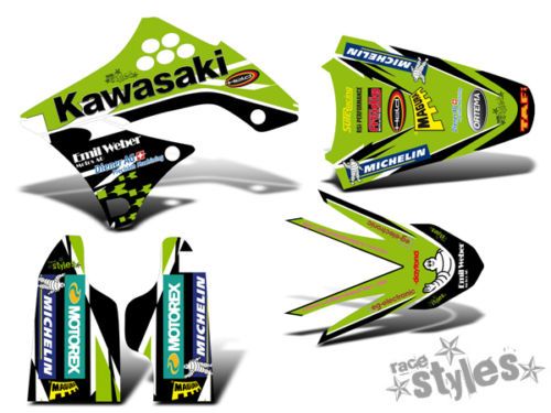 KAWASAKI MONSTER Dekor KX KXF 125 250 450 DECALS KIT  