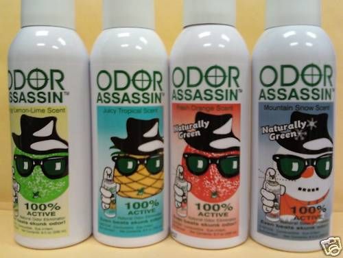 Odor Assassin Natural Eliminator Deodorizer Bath Kitche  