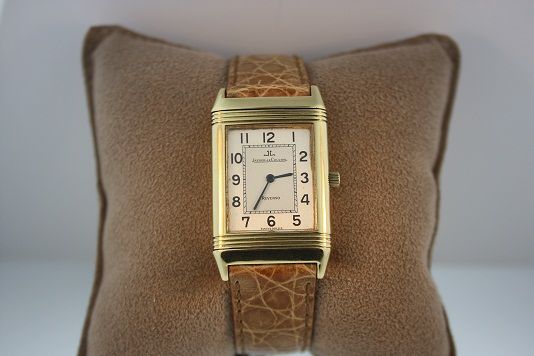 JAEGER LECOULTRE 18K YELLOW GOLD REVERSO  