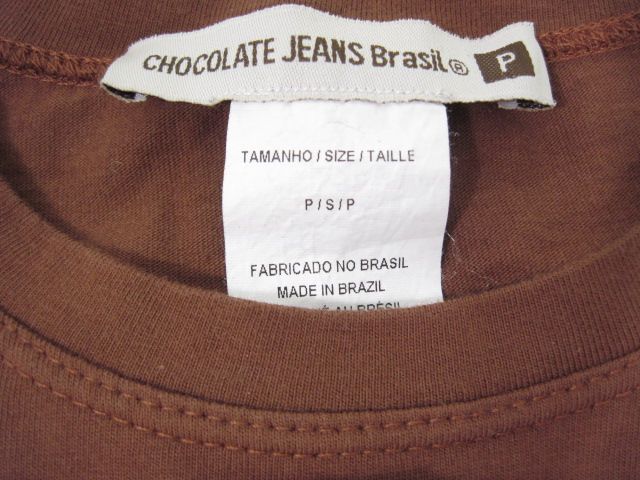 LOT 2 EMPORIO ARMANI CHOCOLATE JEANS BRASIL T shirts S  