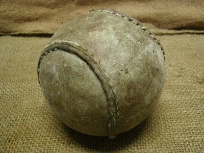 Vintage Leather Softball  Baseball Antique Sports Old  