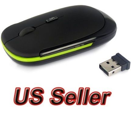 ultra thin 2.4G USB Wireless Mouse mini nano receiver  