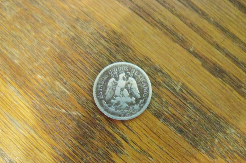 1920 SILVER MEXICAN 50 CENT CENTAVOS COIN  