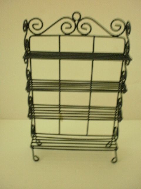 Sonia Messer Imports Vintage 112 scale Bakers rack  