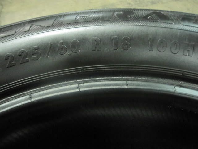 ONE GENERAL ALTIMAX HP 225/60/18 TIRE (U0153) 7/32  