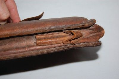 WWII Japanese Large Army Leather Map Case  