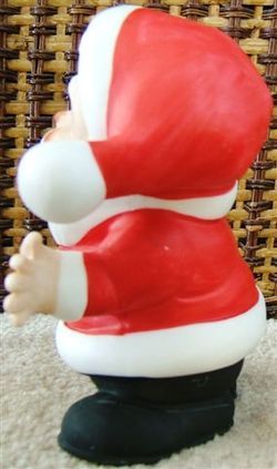   LEFTON SANTA CLAUS Ceramic NIGHT LIGHT Japan 1960s CHRISTMAS  