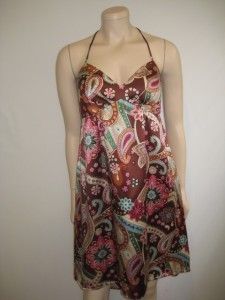 OC by OC MULTI COLOR STRAP COCKTAIL DRESS MISSES 10  