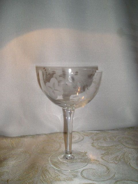 Toscany Crystal Empress pattern 6 1/8 tall glass Wine?  