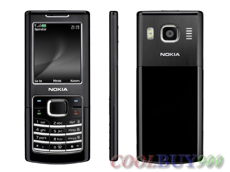 New Classic Nokia 6500C Unlocked 3G Cell Phone Black 6417182788383 