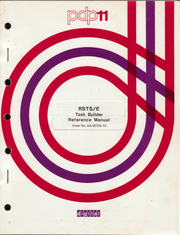 DEC PDP11 RSTS/E Task Builder Reference Manual  