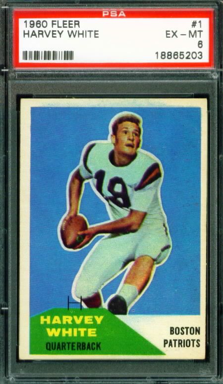 1960 Fleer Football Complete Set All 132 PSA Graded 94 Graded PSA 7.5 