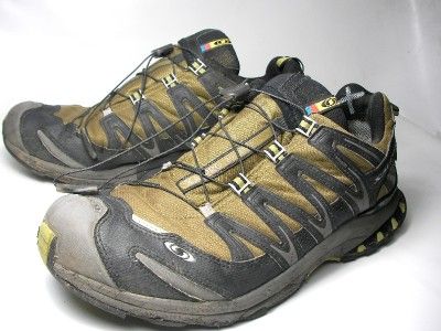 MENS SALOMON XA PRO 3D GORE TEX HIKING TRAIL SHOES SIZE 11 1/2 US 