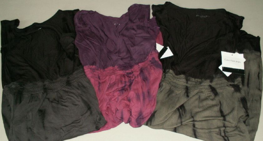 NWT Calvin Klein Jeans Tie Dye Sundress Pick Black Green Purple S L XL 
