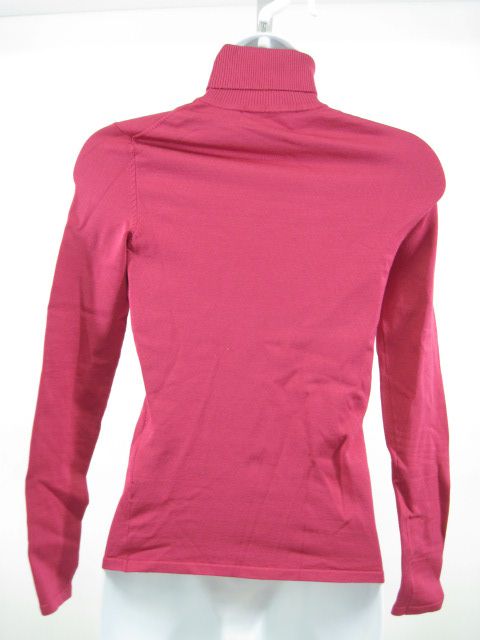 LAFAYETTE 148 Fuchsia Long Sleeve Turtleneck Top Sz XS  