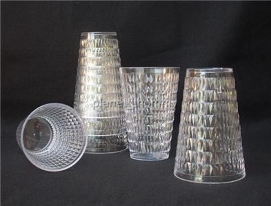 Crystal Image 16 Ounce Acrylic Plastic Tumbler   6 Pcs  