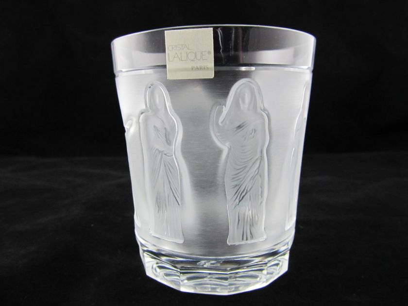 Lalique Crystal Femmes Antique Whiskey Tumbler  