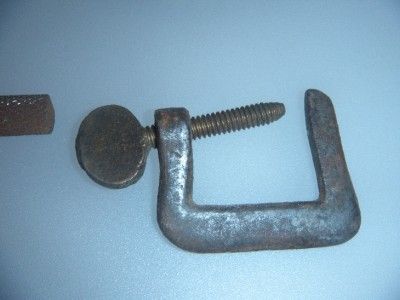 LOT OF 4 VINTAGE SMALL C CLAMPS ALL FOR ONE MONEY  