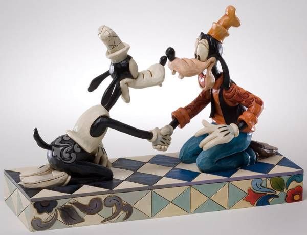   JIM SHORE DISNEY *GOOFY THROUGH THE YEARS* GOOFY 80TH ANNIVERSARY, NIB