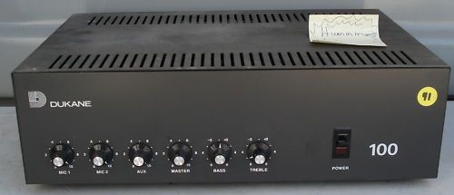 DUKANE 1A1400 100 MIXER AMP AMPLIFIER AS IS REPAIR #41  