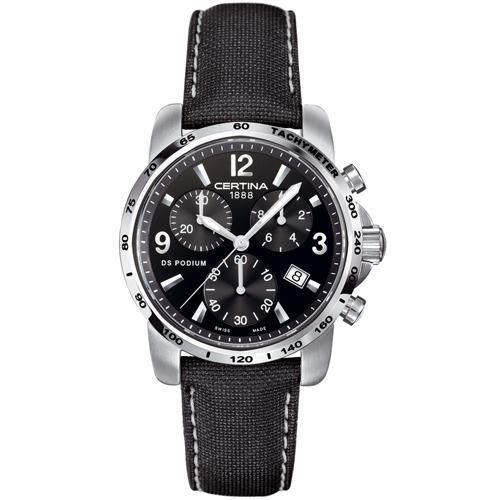 CERTINA DS PODIUM BLACK CHRONO WATER RESISTANCE WATCH C001.217.17.057 