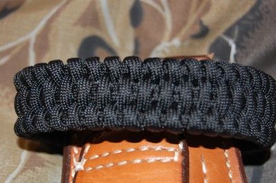 The ULTIMATE Paracord Survival Bracelet ( Black)  