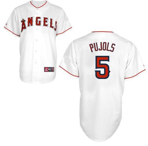 Los Angeles LA Angels of Anaheim Albert Pujols 2012 Adult Jersey IN 